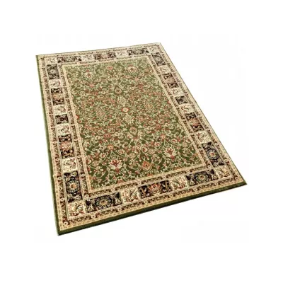 Orientální kusový koberec 160x220 cm LUCHO - zelený / vzorovaný