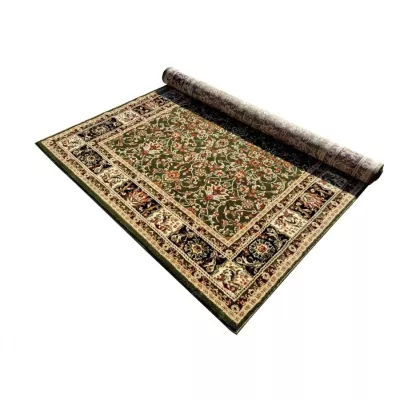 Orientální kusový koberec 160x220 cm LUCHO - zelený / vzorovaný