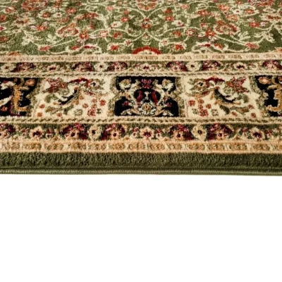 Orientální kusový koberec 160x220 cm LUCHO - zelený / vzorovaný