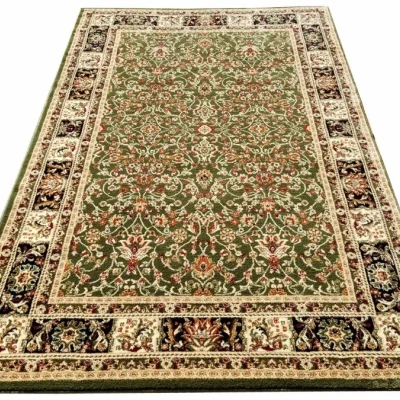 Orientální kusový koberec 70x140 cm LUCHO - zelený / vzorovaný