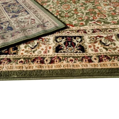 Orientální kusový koberec 60x100 cm LUCHO - zelený / vzorovaný