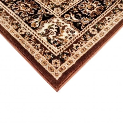 Orientální kusový koberec 200x400 cm LUCHO - hnědý / vzorovaný