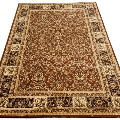 Orientální kusový koberec 140x190 cm LUCHO - hnědý / vzorovaný