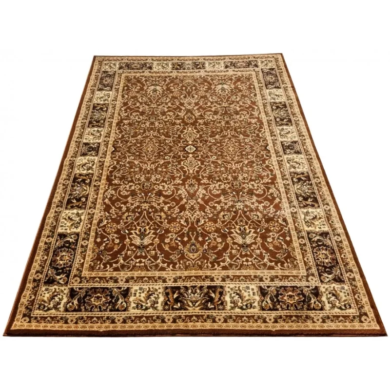 Orientální kusový koberec 140x190 cm LUCHO - hnědý / vzorovaný