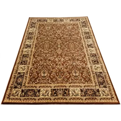 Orientální kusový koberec 140x190 cm LUCHO - hnědý / vzorovaný