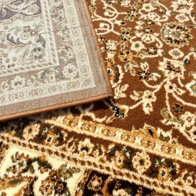 Orientální kusový koberec 140x190 cm LUCHO - hnědý / vzorovaný
