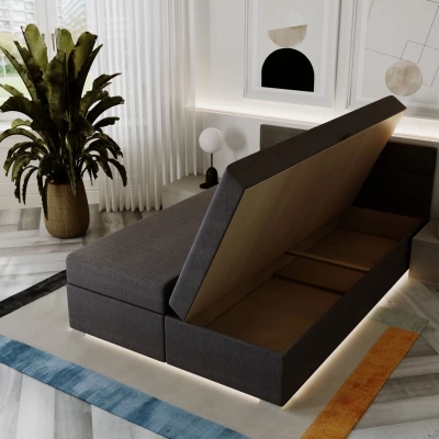 Boxspringová postel 180x200 ROSIE 1 - bílá