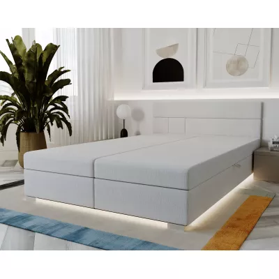 Boxspringová postel 160x200 ROSIE 2 - bílá