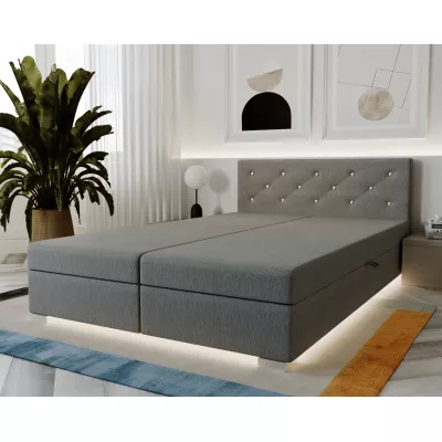 Americká postel 160x200 ROSIE 3 - šedá