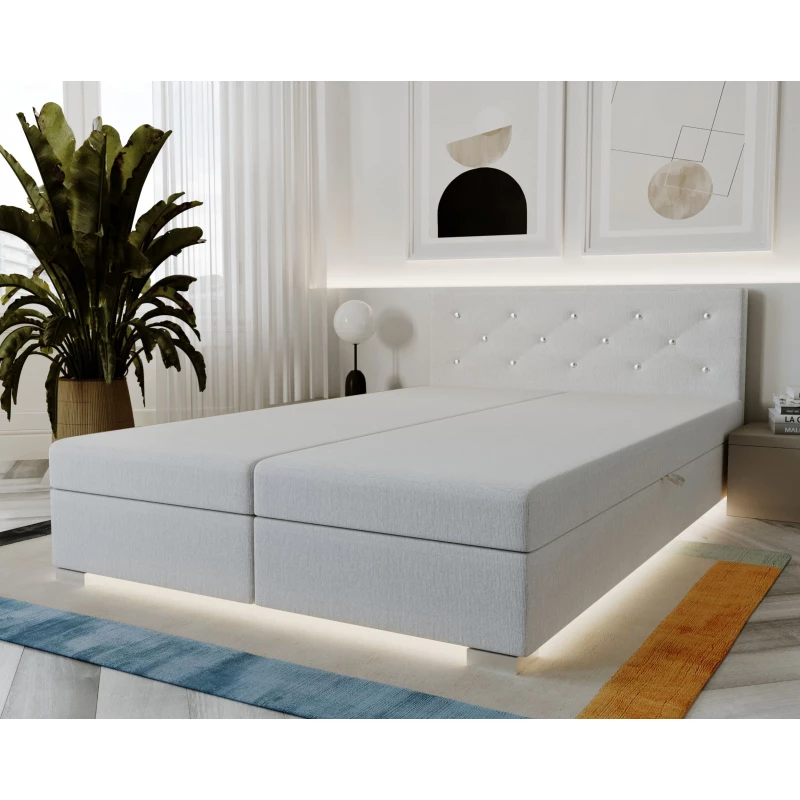 Americká postel 160x200 ROSIE 3 - bílá