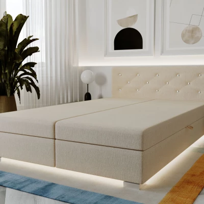 Americká postel 180x200 ROSIE 3 - ecru