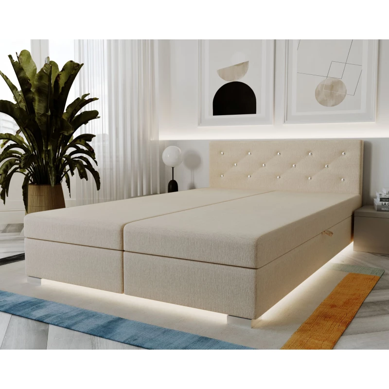 Americká postel 180x200 ROSIE 3 - ecru