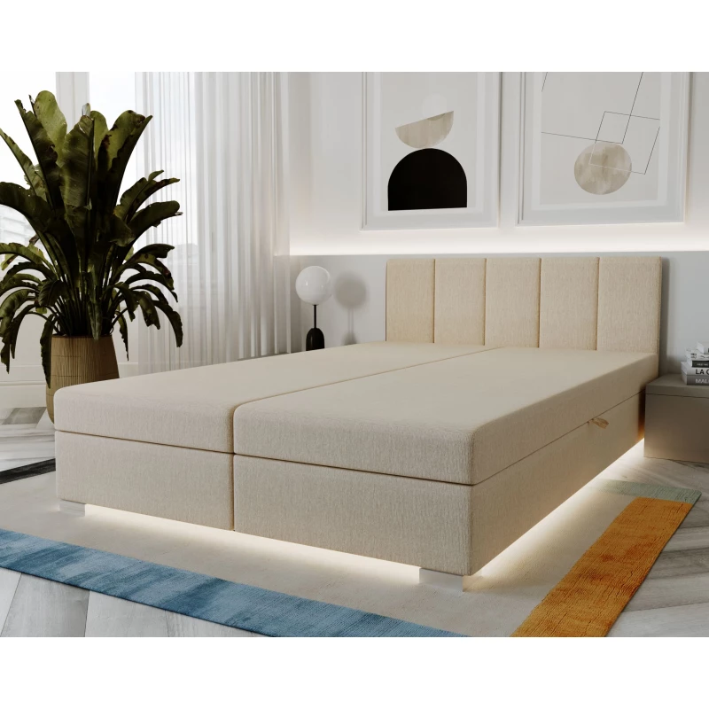 Hotelová postel 180x200 ROSIE 7 - ecru