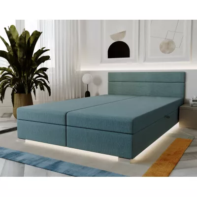 Čalouněná postel 180x200 ROSIE 9 - tyrkysová