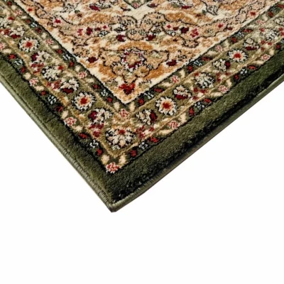 Obdélníkový koberec 140x190 cm LUCHO orientální - zelený