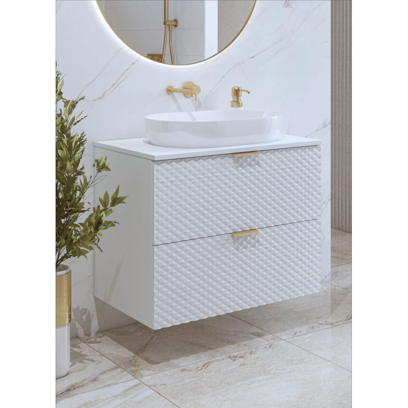Skříňka pod umyvadlo 80 cm EUREKA - bílá
