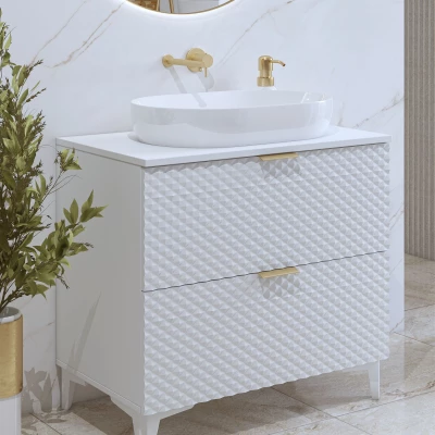 Skříňka pod umyvadlo 80 cm EUREKA - bílá