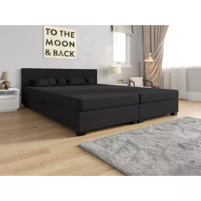 Americká postel s úložným prostorem 160x200 ROSIE 15 - tmavě šedá
