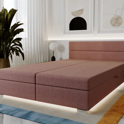 Čalouněná manželská postel 180x200 ROSIE 17 - růžová