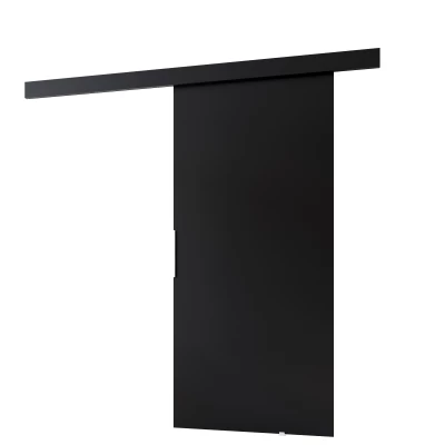 Posuvné dveře na stěnu BARRET 1 - 76 cm, černé