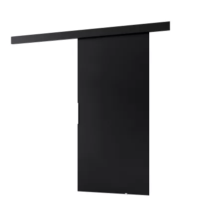 Posuvné dveře na stěnu BARRET 1 - 76 cm, černé