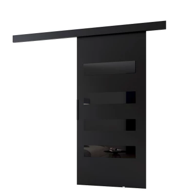 Posuvné interiérové dveře BARRET 6 - 76 cm, černé