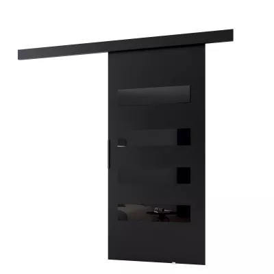 Posuvné interiérové dveře BARRET 6 - 76 cm, černé