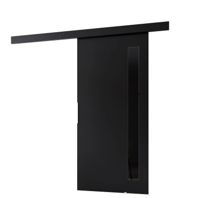 Interiérové dveře na stěnu BARRET 7 - 86 cm, černé