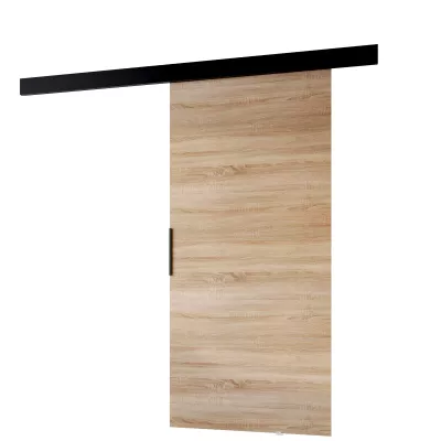 Posuvné dveře do interiéru BARRET 11 - 96 cm, dub sonoma / černé