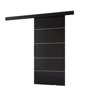 Posuvné dveře BARRET 12 - 76 cm, wenge / černé
