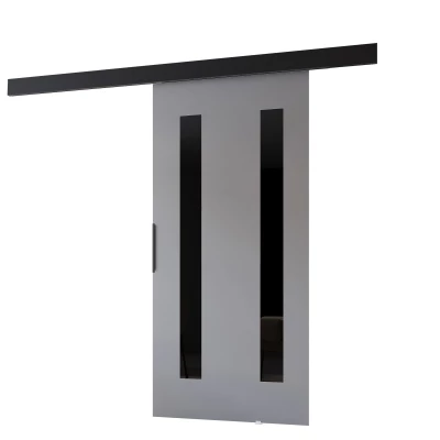 Posuvné dveře BARRET 18 - 106 cm, šedé / černé