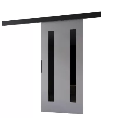 Posuvné dveře BARRET 18 - 106 cm, šedé / černé
