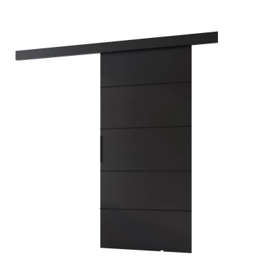 Interiérové dveře na stěnu BARRET 20 - 76 cm, černé