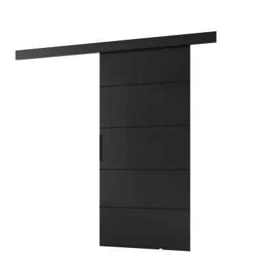 Interiérové dveře na stěnu BARRET 20 - 76 cm, černé