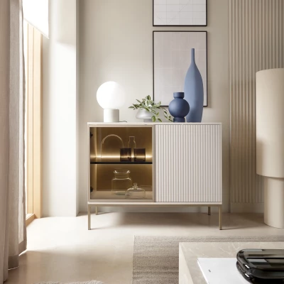 Komoda s policemi ILARIA - kašmír / dub wotan