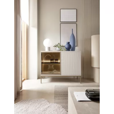 Komoda s policemi ILARIA - kašmír / dub wotan