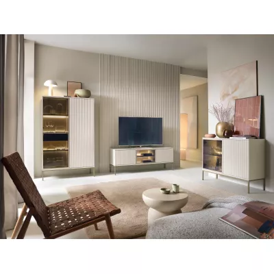 Komoda s policemi ILARIA - kašmír / dub wotan