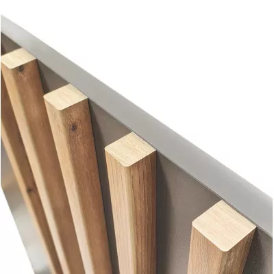 Úzká kombinovaná komoda MARFA - dub artisan / grafitová