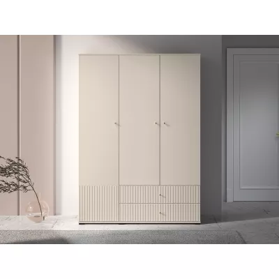 Třídveřová šatní skříň 150 FAREL - kašmír