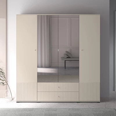 Velká šatní skříň 200 FAREL - kašmír