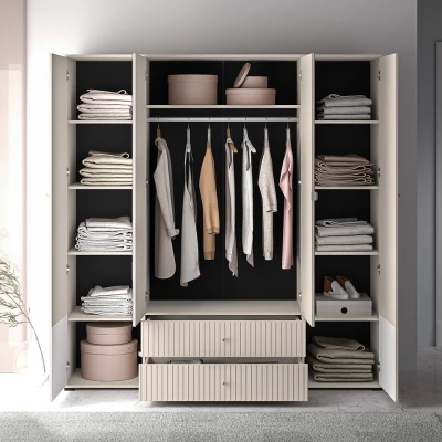 Velká šatní skříň 200 FAREL - kašmír