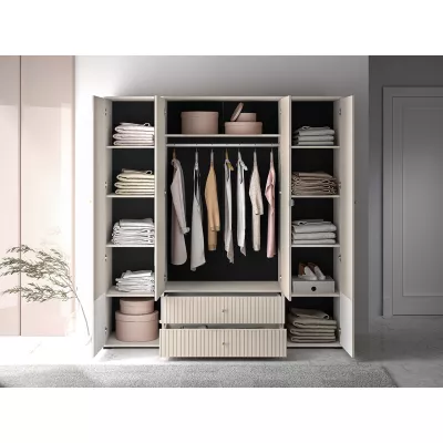 Velká šatní skříň 200 FAREL - kašmír