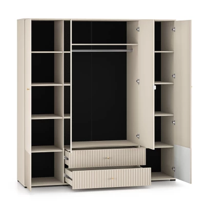 Velká šatní skříň 200 FAREL - kašmír