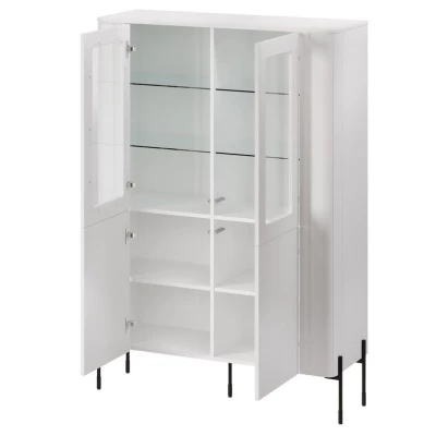 Prosklená skříň CALERA - kašmír