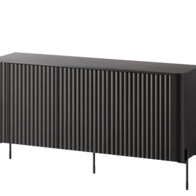 Komoda s dvířky CALERA - černá