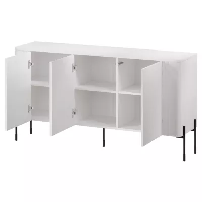 Komoda s dvířky CALERA - černá