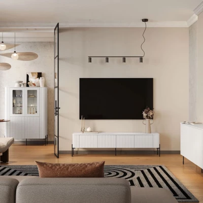 Sestava do obývacího pokoje CALERA - bílá