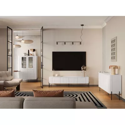 Sestava do obývacího pokoje CALERA - bílá