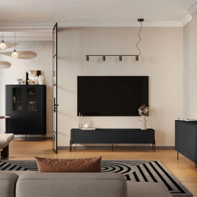 Sestava do obývacího pokoje CALERA - černá