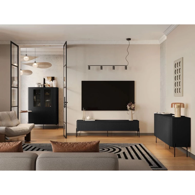 Sestava do obývacího pokoje CALERA - černá